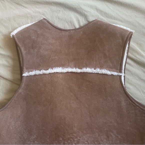 Men’s Vintage Heavy Leather Vest - Picture 7 of 11